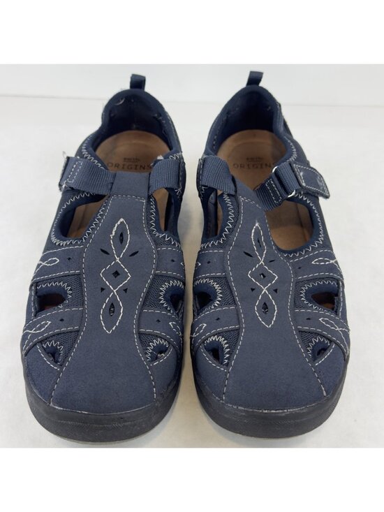 Earth Origins Shoes - Earth Origins Eliah Fisherman Sandals Womens Size 10M Navy Blue Marine Closed
